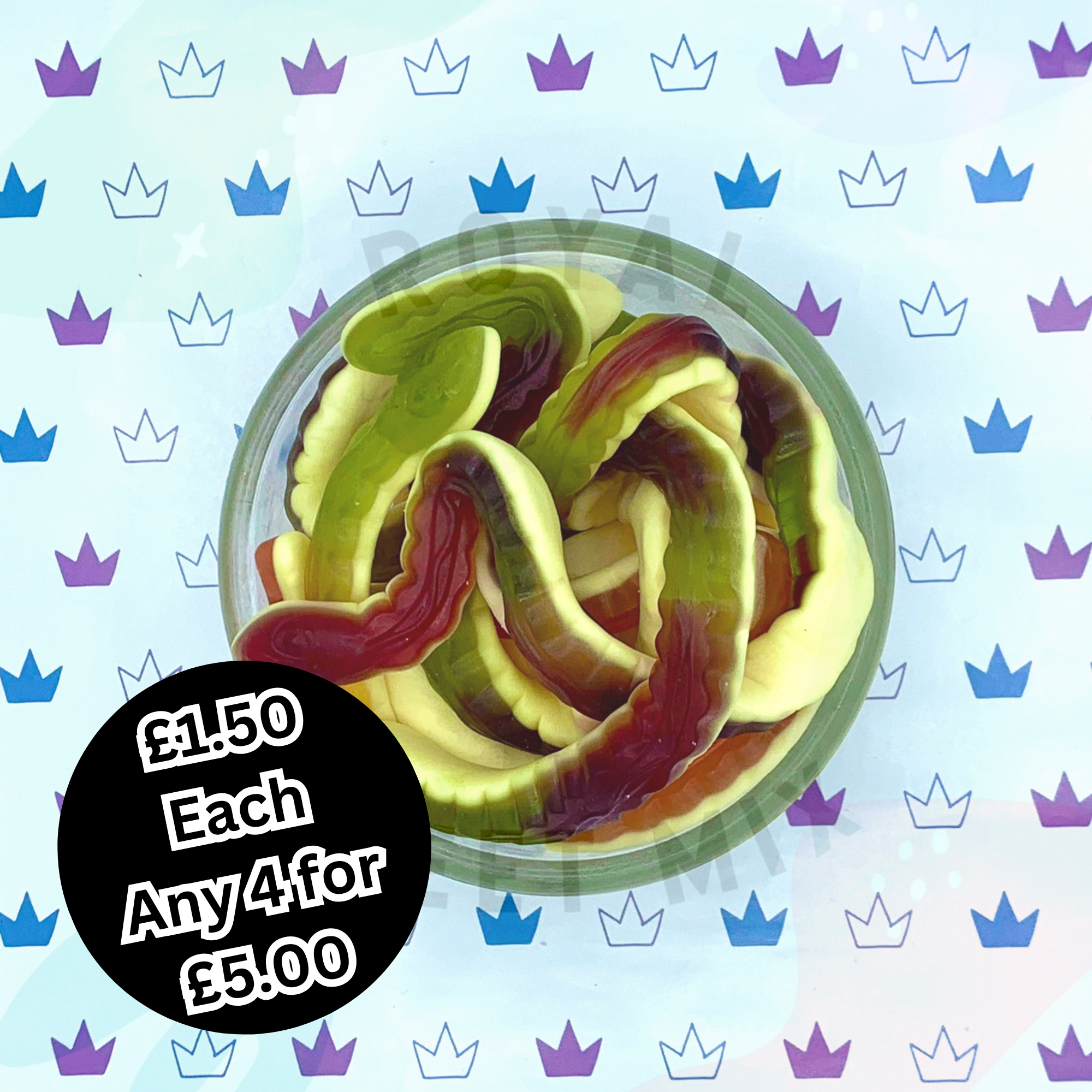 Haribo - Yellow Belly Snakes - x2