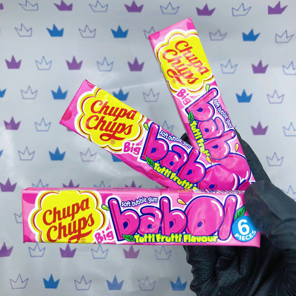 Chupa Chups Big Babol Tutti Frutti Flavour Soft Bubble Gum 27.6g