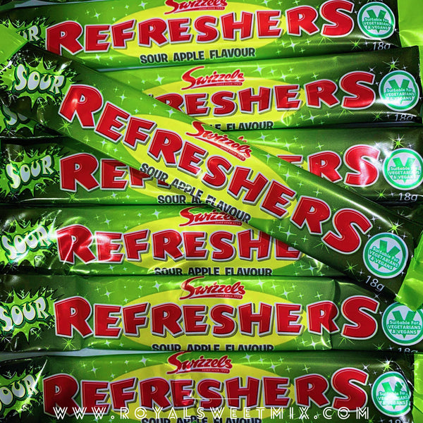 Refreshers Sour Apple Chew Bars - X10 / X60 - Royal Sweet Mix
