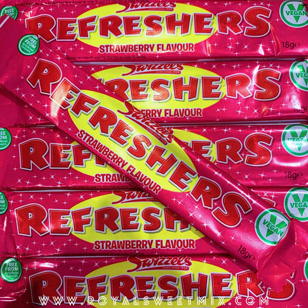 Refreshers Strawberry Chew Bars - X10 / X60 - Royal Sweet Mix